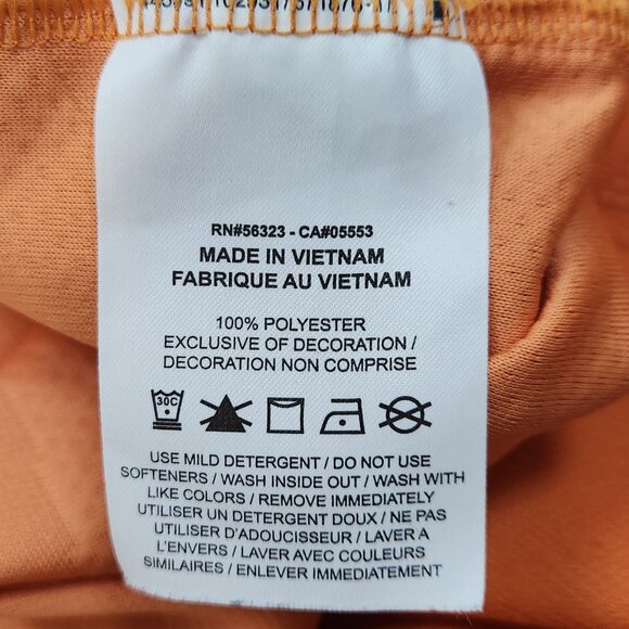 Nike Tiger Woods Jacquard Polo Shirt Mens XXL 2XL Orange Golf Short Sleeve PP06X - Picture 6 of 8